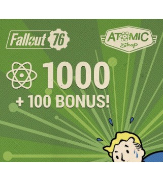 Fallout 76 - 1000 +100 Bonus Atoms XBOX One Xbox One Key GLOBAL